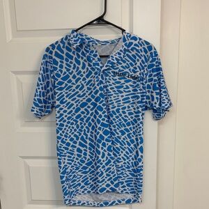 Blue Patterned Polo Men's Little Twists